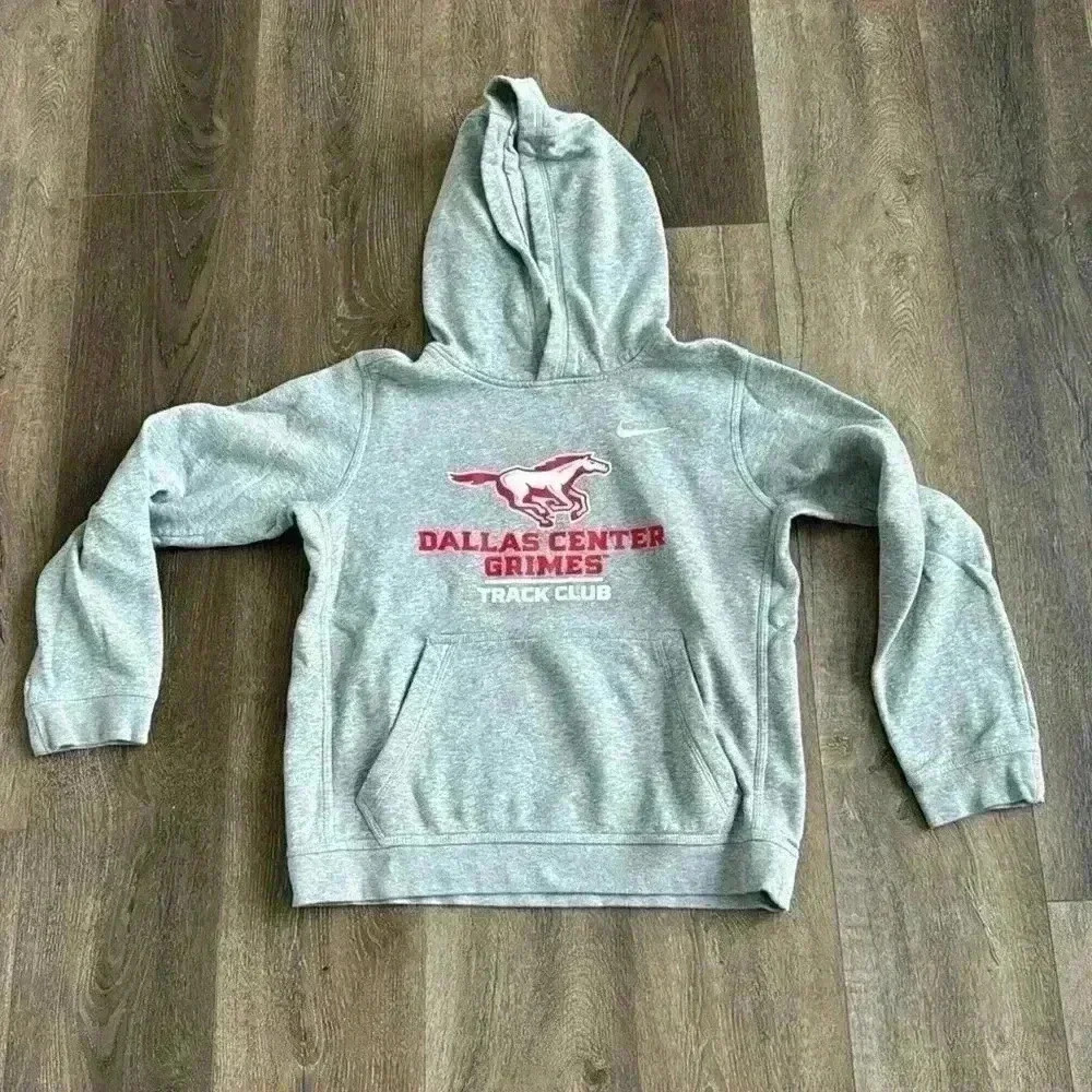 Dallas Center Grimes Track Nike Sweatshirt.  Kids like large.